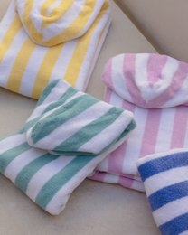 Kids Bath Beach Poncho Aqua