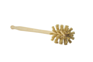 Houten borstel voor glazen/kopjes