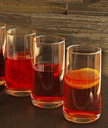  "Clear glass tall drinking glasses set, cylindrical shape, perfect for cocktails, cold drinks, and beverages"