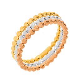 Ball ring, thick, 18k rose gold plated, size 52