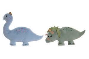 POLYESTER KUSSEN 58X10X52 DINOSAURUS 2 SURT. PE203600