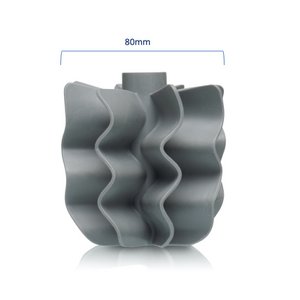 Toilettenbürste Wechselkopf - L (80mm), grau