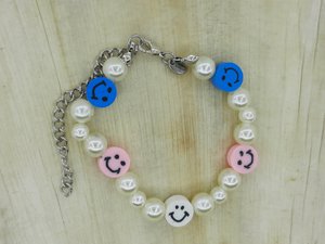 %23257 OW-Perlen-Smiley-Armband für Kinder