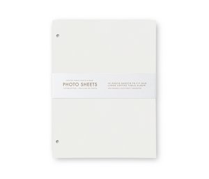 Printworks Fotoalbum L Nachfüllpapier 10 Blatt – Weiß