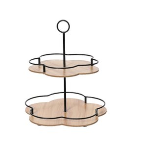 Etagere bamboe Ø28.5x33cm