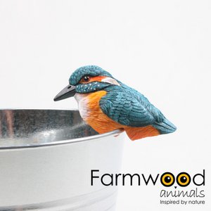 SCHUTENDER Vogel Kingfisher 10x8x5,5 cm