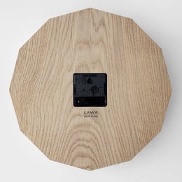 Wooden Delta Clock in Oak