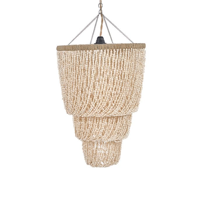 De Lagoon Shell Kroonluchter - Naturel - L