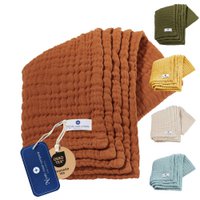 Cinnamon 4 in 1 Muslin Baby Blanket