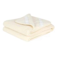 Wollen onderlegger / onderdeken ledikant – merinowol – 60x120cm - natural