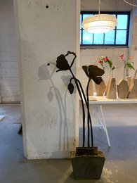 Poppy open up - Objeto de acero corten