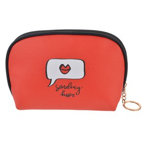 Toiletry bag 19x5x12 cm red