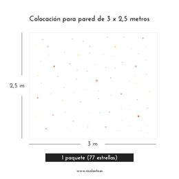 Vinilo Estrellas Pastel