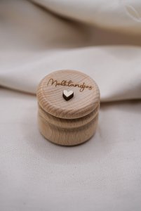 Aufbewahrungsbox für Milchzähne, Herz