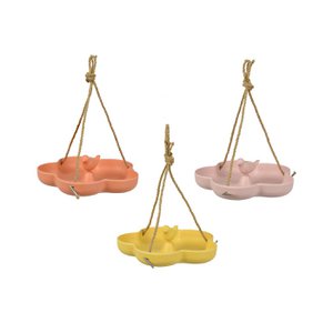 Vogelvoeder bloem + vogeltje 23,3x22,7cm