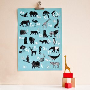 ABC Poster Animals (German)