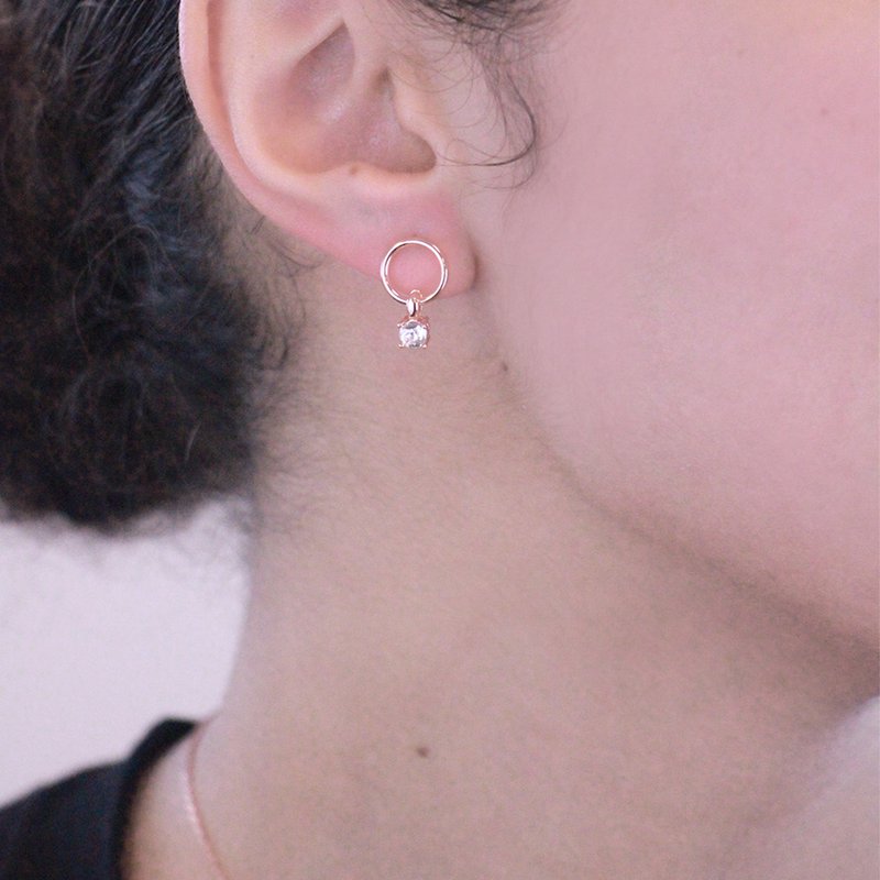Octavia-sets - Roségoud en kristal