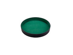 Poker track 26cm black artificial leather