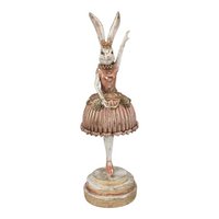 Rabbit figurine resin 35 cm