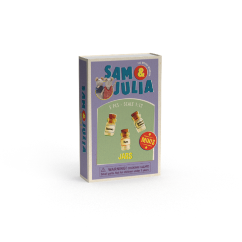 Minis - Gläser (3 Stück) - Maßstab 1:12 - Sam & Julia - The Mouse House