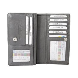 Cartera Mujer Piel Vaqueta - RFID Antideslizante - Cartera Mujer Ideal