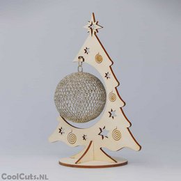 CoolCuts Houten kerstboom 22cm