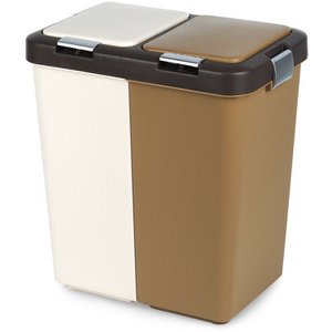 Recyclingbehälter Kunststoff 2x20 l