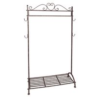 Coat rack - antique brown 162cm
