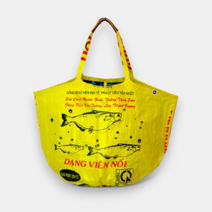 SOULMATE | Upcycelter Shopper in gelb