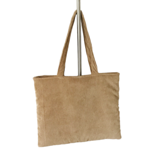 Tragenbeutel Samt rechts mit Reißverschluss 50x40 cm