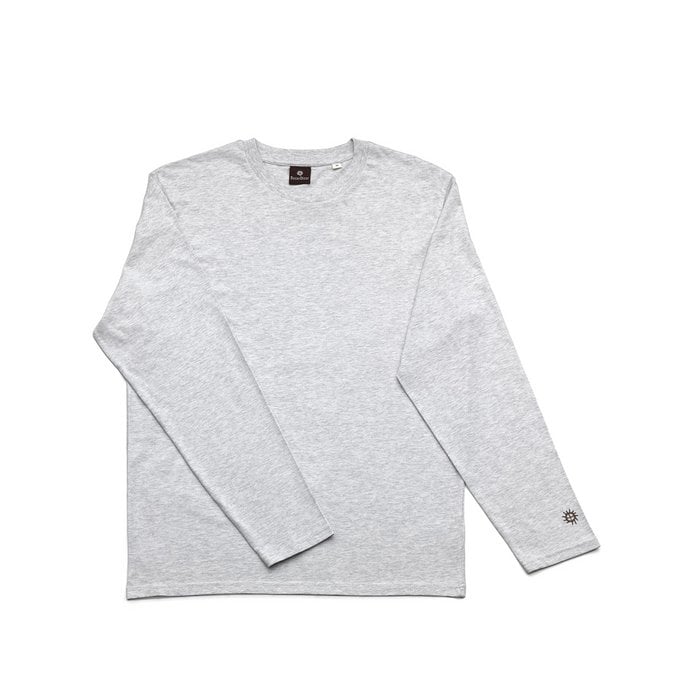 Het dambord L/S T -shirt - Heather Gray - M