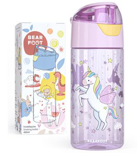 Children's water bottle, light water bottle - unicorn