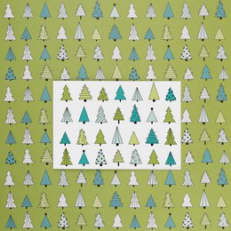 Papier d'emballage sapin de Noël Albert de Noël
