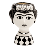 Kitsch Kitchen vase Marisol z/w