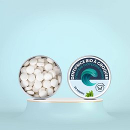 Solid toothpaste in chewable tablets - Mint flavor