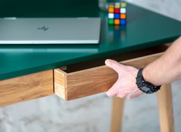 LUKA L-Shaped Desk Left/Right Handed 135x85cm
