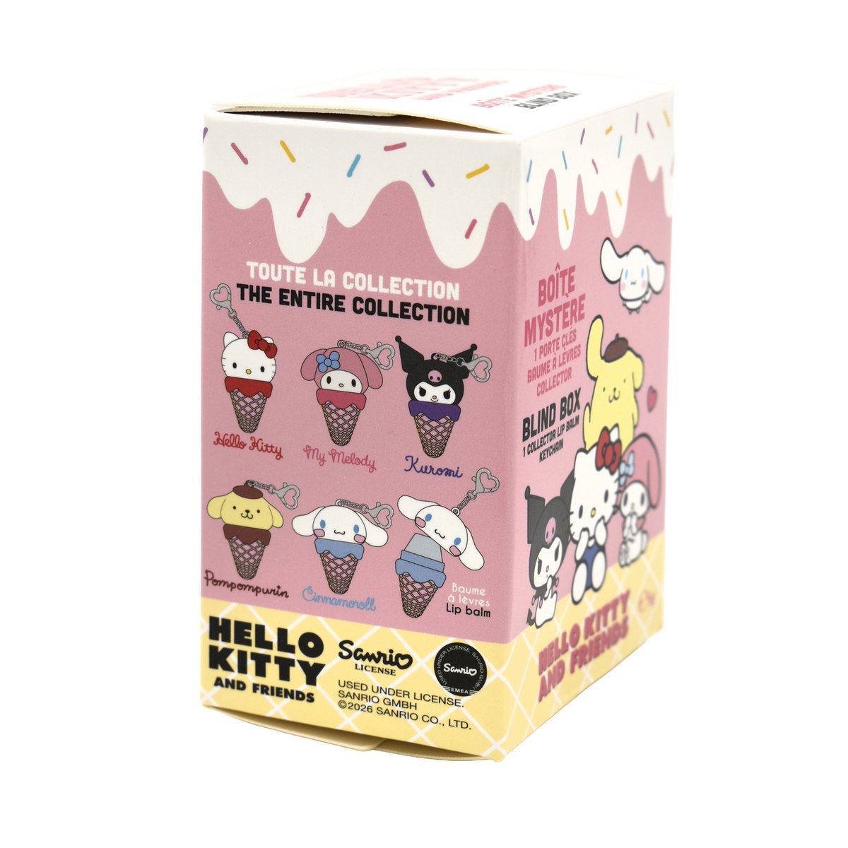Blind Box Baume à Lèvres Glace Hello Kitty Friends 6g – Display 25