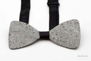 Suit bow tie 1.0 "Silver Grey"