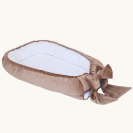 velvet babynest with bow (7 colors)