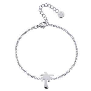 Find Me Under The Palms Anklet Silver