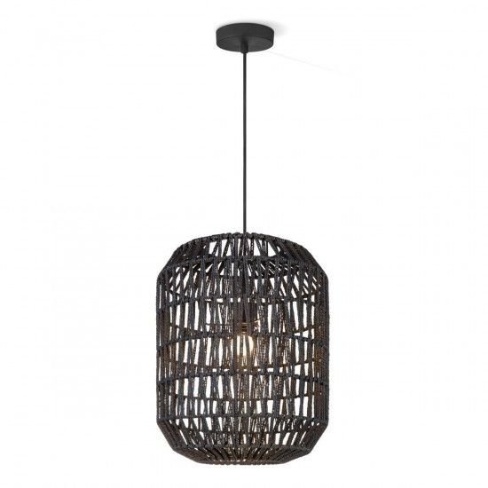 Furny hanglamp rope zwart