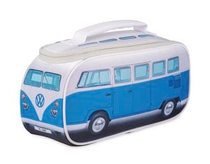 Volkswagen VW T1 Bus Lunch Bag - Front/Blue