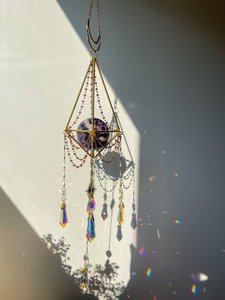 Sonnenfänger-Kugel/ Bol Amethist