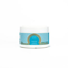 Hydrating hair mask in 300g jar with blue and gold label. Provides deep conditioning and nourishment for dry, damaged hair.