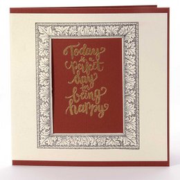 Stempel: Today is a perfect day for being happy