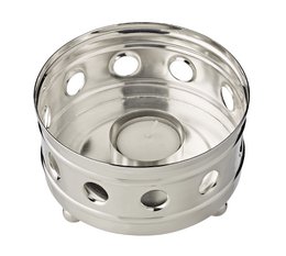 EDZARD warmer Lydia, for tealight, removable lid, heavy silver plated, diameter 13 cm