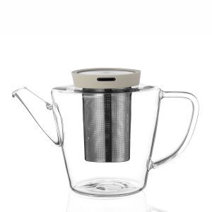 Viva - Infusionsglas -Teekanne mit Filter 1 Liter - transparent