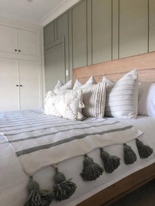 moroccan Blanket Moroccan throw blanket , Moroccan PomPom