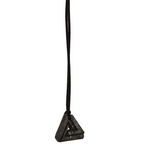 Necklace with ceramic pendant, 80cm