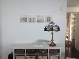 Stor bordlampe Tiffany diameter 40cm Belle Epoque Series LG197522